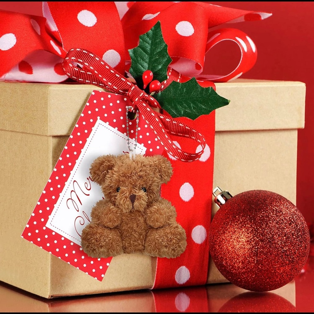 Mini Teddy Bear Set Ornaments Center Piece Decorations - Picture 3 of 5